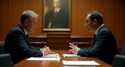 Tangisy criminal defense lawyer negotiating with a prosecutor